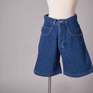 1990s Yaga Skateboarding Baggy Denim Jean Shorts